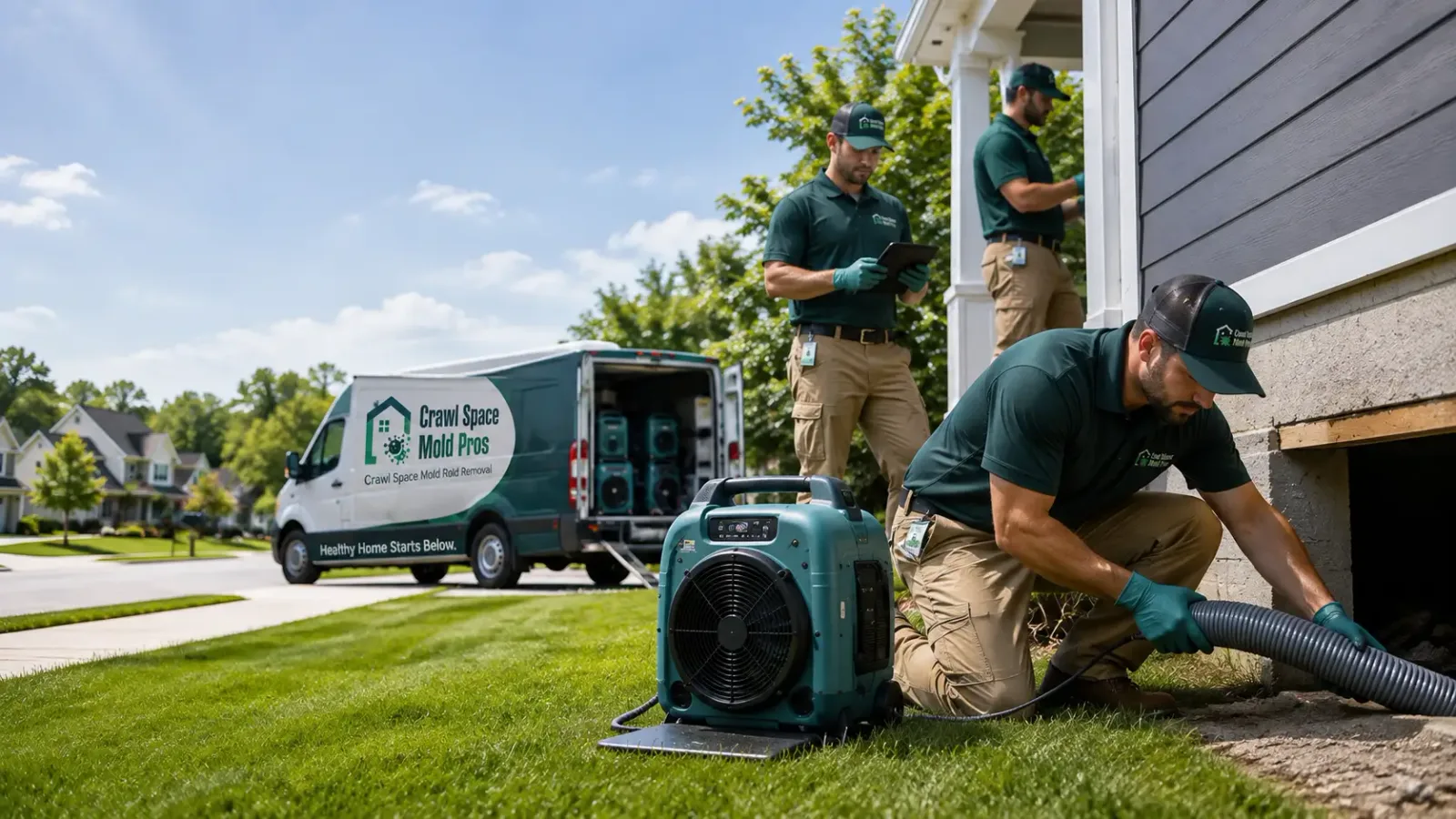 Crawl Space Mold Removal in Poquoson, VA